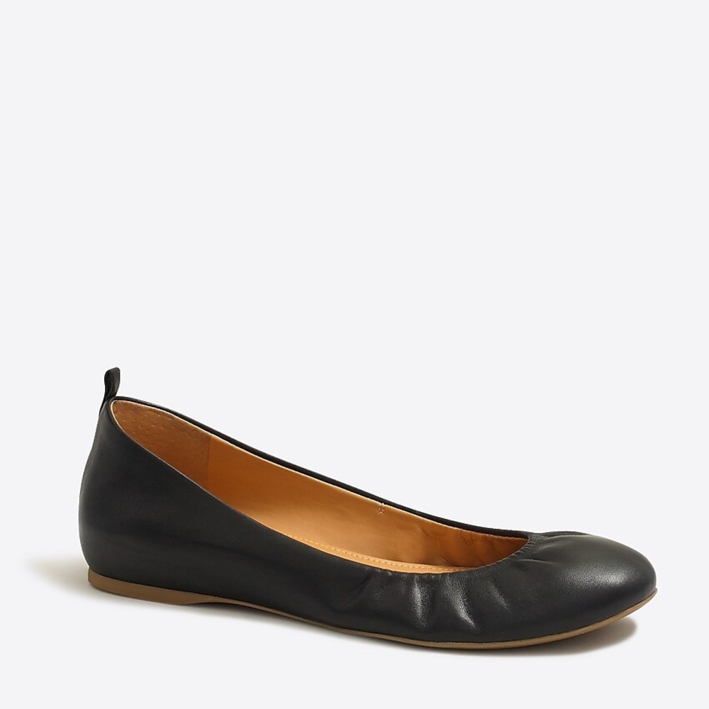 J. Crew Black Anya Ballet Flats Size 6